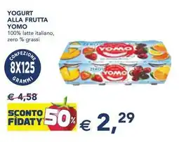 Esselunga YOGURT ALLA FRUTTA YOMO offerta