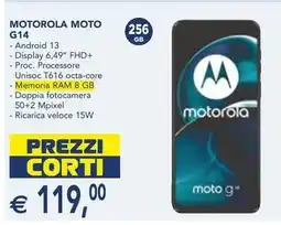 Esselunga MOTOROLA MOTO G14 offerta
