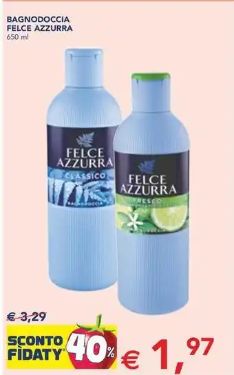 Esselunga BAGNODOCCIA FELCE AZZURRA offerta