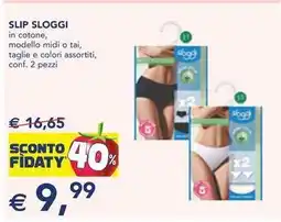 Esselunga SLIP SLOGGI offerta