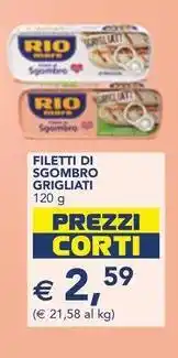Esselunga FILETTI DI SGOMBRO GRIGLIATI offerta