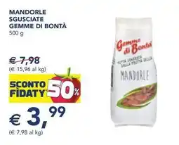 Esselunga MANDORLE SGUSCIATE GEMME DI BONTÀ offerta