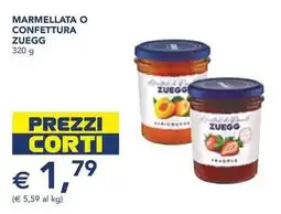 Esselunga MARMELLATA O CONFETTURA ZUEGG offerta