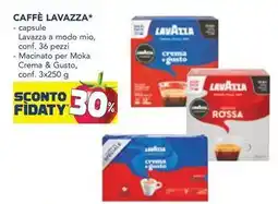 Esselunga CAFFÈ LAVAZZA offerta