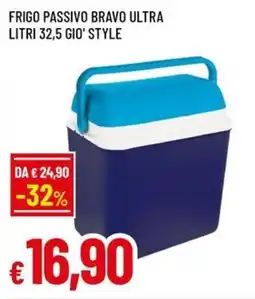 FRIGO PASSIVO BRAVO ULTRA LITRI 32,5 GIO' STYLE