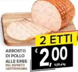 Todis ARROSTO DI POLLO ALLE ERBE offerta