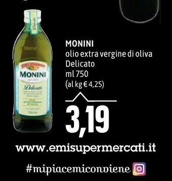 Emi Supermercati Olio extra vergine di oliva offerta