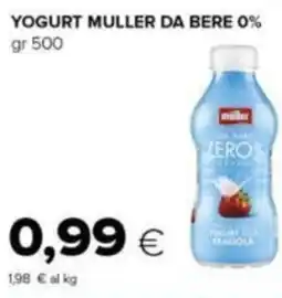 Tigre YOGURT MULLER DA BERE 0% gr 500 offerta