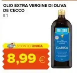 Tigre OLIO EXTRA VERGINE DI OLIVA DE CECCO lt 1 offerta