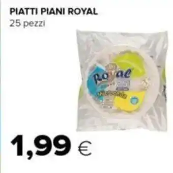 Tigre PIATTI PIANI ROYAL 25 pezzi offerta