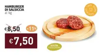 Prezzemolo e Vitale HAMBURGER DI SALSICCIA offerta
