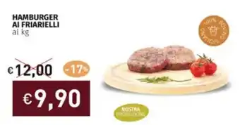 Prezzemolo e Vitale HAMBURGER AI FRIARIELLI offerta