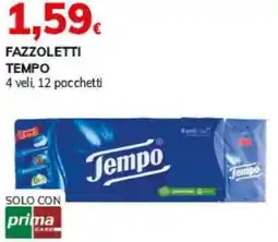 Basko FAZZOLETTI TEMPO 4 veli, 12 pacchetti offerta