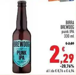 Conad Superstore BIRRA BREWDOG punk IPA 330 ml offerta