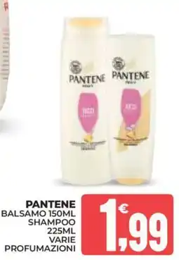 Eté PANTENE BALSAMO 150ML SHAMPOO 225ML VARIE PROFUMAZIONI offerta
