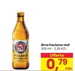 Interspar Birra Paulaner Hell offerta