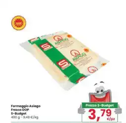 Interspar Formaggio Asiago Fresco DOP S-Budget offerta