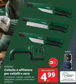 Lidl PARKSIDE® Coltello o affilatore per coltelli e asce offerta