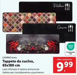 Lidl LIVARNO home Tappeto da cucina, 65x180 cm offerta