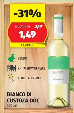 ALDI BIANCO DI CUSTOZA DOC 750 ml offerta