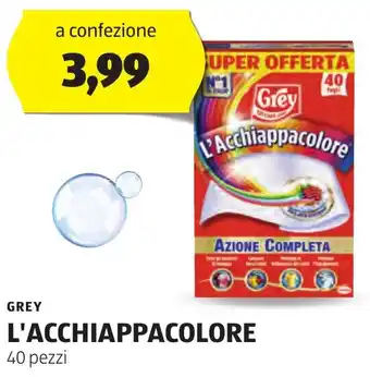 ALDI GREY L'ACCHIAPPACOLORE 40 pezzi offerta