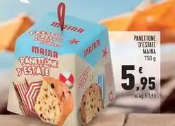 Conad Superstore PANETTONE D'ESTATE MAINA 750 g offerta