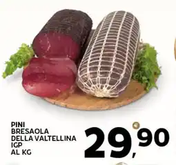 Extra Supermercati PINI BRESAOLA DELLA VALTELLINA IGP offerta