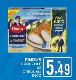 Eté FINDUS CROCCOLE X5 ORIGINALI offerta
