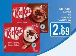 Eté KIT KAT CONO X4 CACAO VANIGLIA offerta