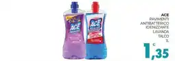 Eté ACE PAVIMENTI ANTIBATTERICO IGIENIZZANTE LAVANDA TALCO 1L offerta