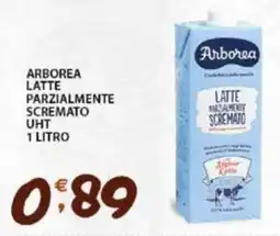 Sisa ARBOREA LATTE PARZIALMENTE SCREMATO UHT 1 LITRO offerta