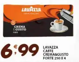 Sisa LAVAZZA CAFFE CREMA&GUSTO FORTE 250 X 4 offerta