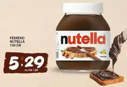 Sisa FERRERO NUTELLA 750 GR offerta