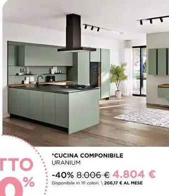 Ricci Casa CUCINA COMPONIBILE URANIUM offerta