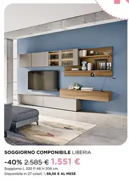 Ricci Casa SOGGIORNO COMPONIBILE LIBERIA offerta
