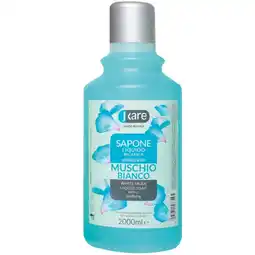 Qui Discount SAPONE LIQUIDO RICARICA NEUTRO/MUSCHIO BIANCO 2 LITRI offerta