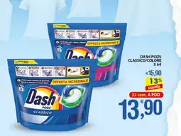 Qui Discount DASH PODS CLASSICO/COLORE x 64 offerta