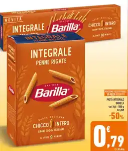 Conad PASTA INTEGRALE BARILLA vari tipi - 500 g offerta