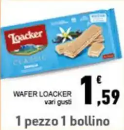 Conad WAFER LOACKER vari gusti offerta