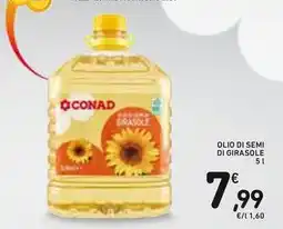 Spazio Conad OLIO DI SEMI DI GIRASOLE offerta