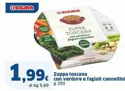 Sigma Zuppa toscana con verdure e fagioli cannellini offerta