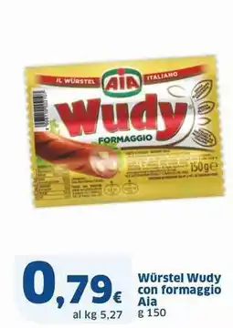 Sigma Würstel Wudy con formaggio Aia offerta