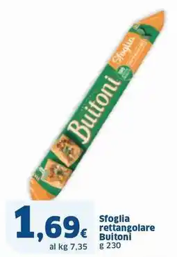 Sigma Sfoglia rettangolare Buitoni offerta