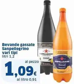 Sigma Bevande gassate Sanpellegrino vari tipi offerta