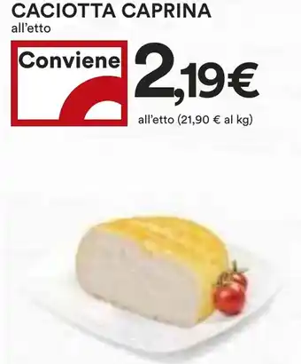 Coop Superstore CACIOTTA CAPRINA offerta