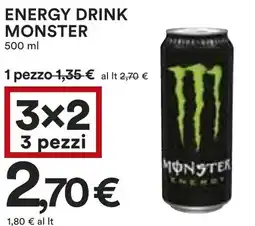Coop Superstore ENERGY DRINK MONSTER 500 ml offerta