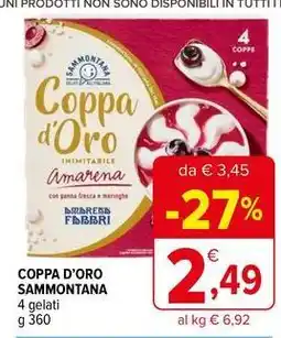 Iperal Coppa d'oro SAMMONTANA offerta