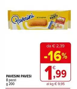 Iperal Pavesini PAVESI offerta