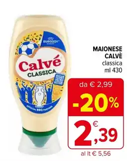 Iperal Maionese CALVÈ offerta