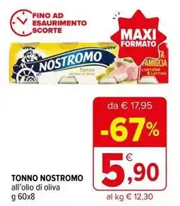 Iperal Tonno NOSTROMO offerta